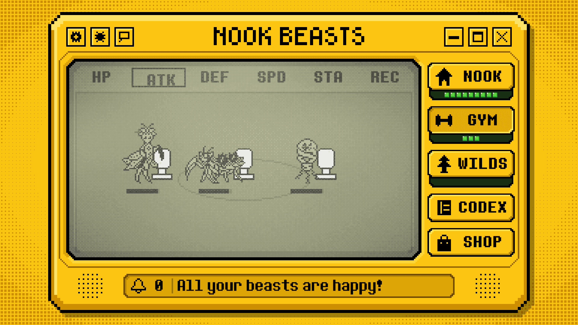Nook Beasts: gym